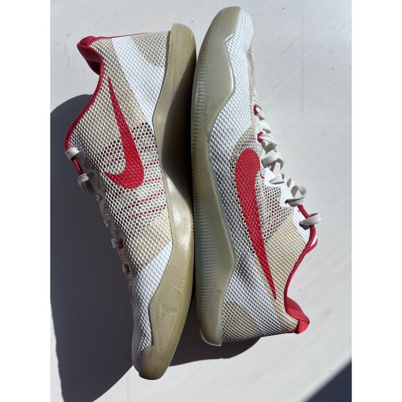 NIKE KOBE 11 TB Shoes - White/ Gym Red Rare Color-Way - Men\'s Size 16 main image 4
